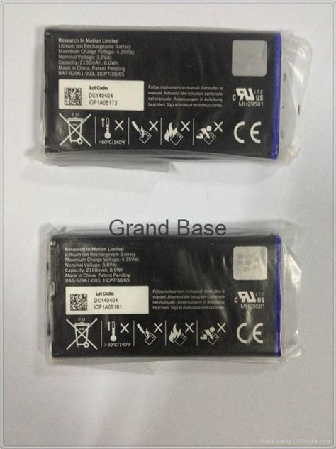 Rechargeable 38v 2100mah Li Ion Battery For Blackberry Q10 Phone Bat