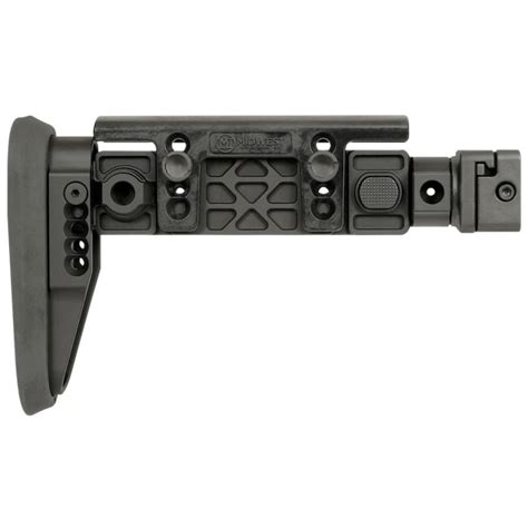 Midwest Industries Alpha Series Picatinny Folding Stock Black