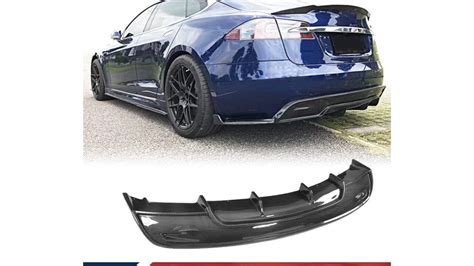 Elevate Your Tesla Model S With A Carbon Fiber Rear Diffuser Performance Upgrade Wise Choice