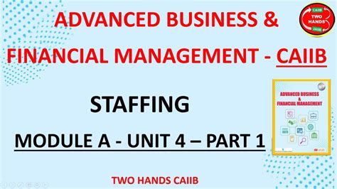 Module A Unit Part I Advanced Business And Financial Management I