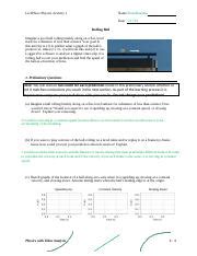 Lab4RollingBall 7 17 Docx LivePhoto Physics Activity 1 Name