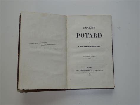 Napoléon Potard by Armand de Pontmartin 1848 Librairie Christian