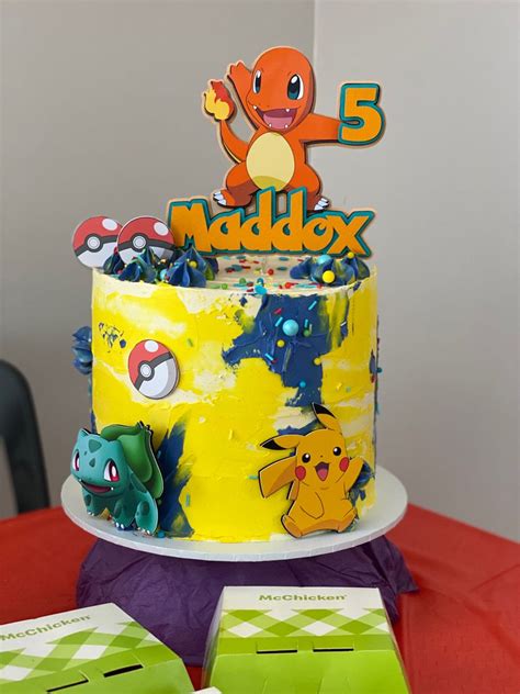 Pokemon Birthday Cake