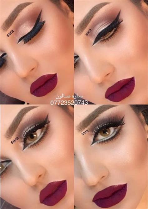 Red Lip Fantasy Güzel Makyaj Siyah Ruj Doğal Makyaj