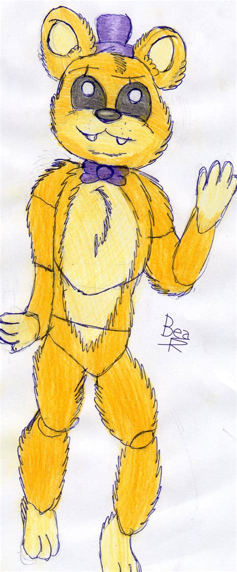 Drawing 4 Fredbear Fluffy X3 By Beatrizsketch On Deviantart