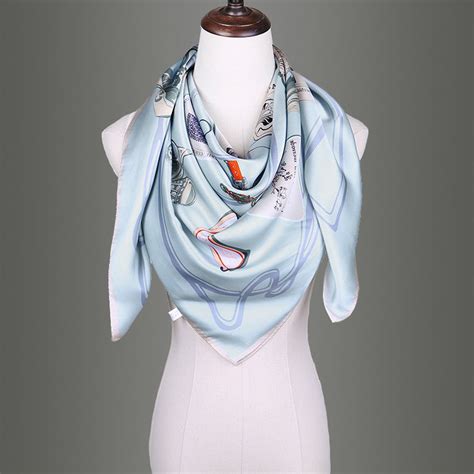 Grace Scarves Silk Scarf Extra Large Tags And Tassles Etsy