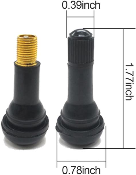 Tire Valve Stems Tr Snap In Car Auto Short Rubber Tubeless Tyre