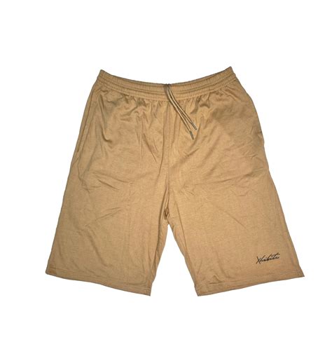 Beige Cotton Shorts From Xhibite Xhibite Wear