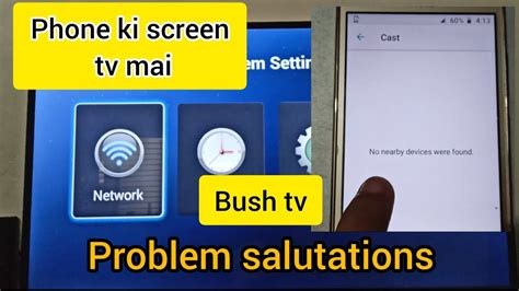 How To Connect Phone In Bush Android Smart Led Tv Youtube