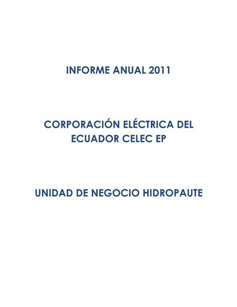 Pdf Informe Anual Corporaci N El Ctrica Pdf Filefinancieros