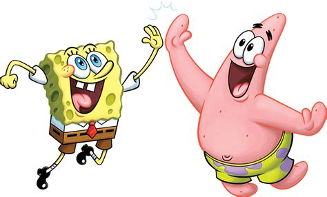 Spongebob And Patrick Hi Five By Minionfan1024 On Deviantart