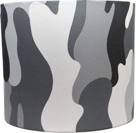 Camouflage Lamp Shade Camo Light Shade Lampshade Grey Army Bedroom