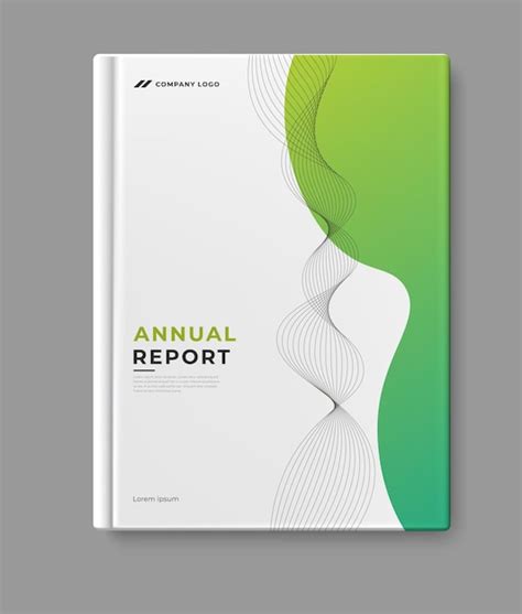 Premium Vector Business Annual Report Template Cover Design