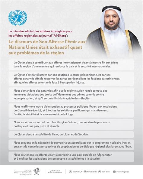 Ministry Of Foreign Affairs Qatar On Twitter RT MofaQatar FR Le