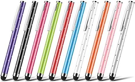 Yizhet 10uds Universal Stylus Lápiz Táctil de la Pluma del Tacto de la