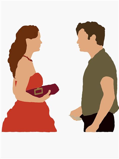 Chuck Bass And Blair Waldorf Sticker For Sale By Tanyabhandari