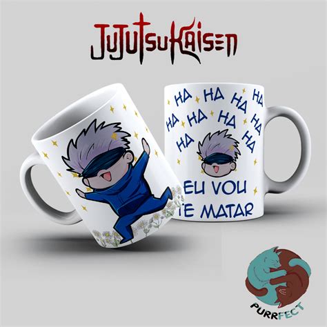 Caneca Satoru Gojo Jujutsu Kaisen Shopee Brasil