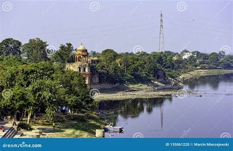 Panoramic View of Yamuna River - Agra, Uttar Pradesh, India Stock Photo ...