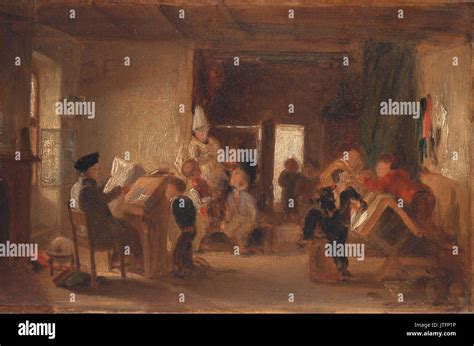 Thomas Webster A Study Of The Schoolroom Stock Photo Alamy