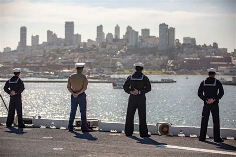 A Marine And Sailors Aboard The USS Bonhomme Richard NARA DVIDS