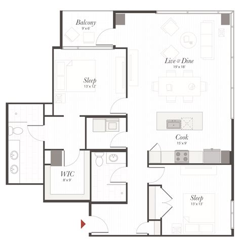 Condo Floor Plans 2 Bedroom | Review Home Co