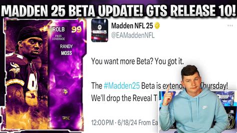 Huge Madden 25 Beta Update Golden Tickets Olb Moss Kelce And More