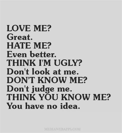 You Dont Know Me Quotes. QuotesGram