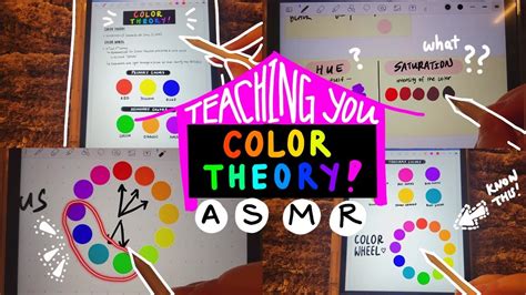 Asmr Teaching You Color Theory Ipad Writing Sounds Whispering