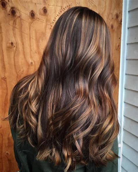 16 Long Brunette Hair With Highlights Capellistyle