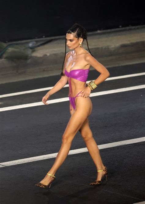 Emily Ratajkowski In A Bikini At The Private Savage X Fenty Show 51 Photos The Fappening