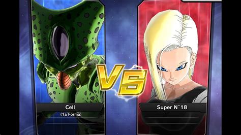 Xenoverse 2 Requested Match PC Cell 1a Forma Vs Super N18 YouTube