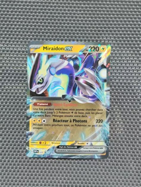 Carte Pok Mon Miraidon Ex Promo Coffret Volutions Paldea