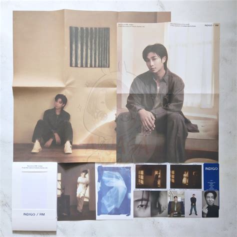 Bts RM INDIGO BOOK POSTCARD EDITION PHOTOCARD POSTCARD MINI POSTER