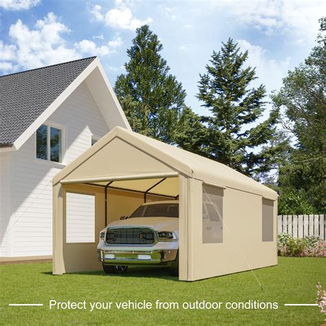 Buy Gardesol Carport X Heavy Duty Carport With Roll Up