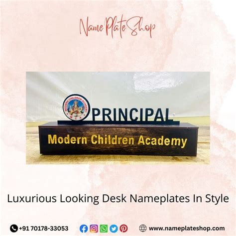 Desk Nameplates Simple And Best Ideas For Nameplates