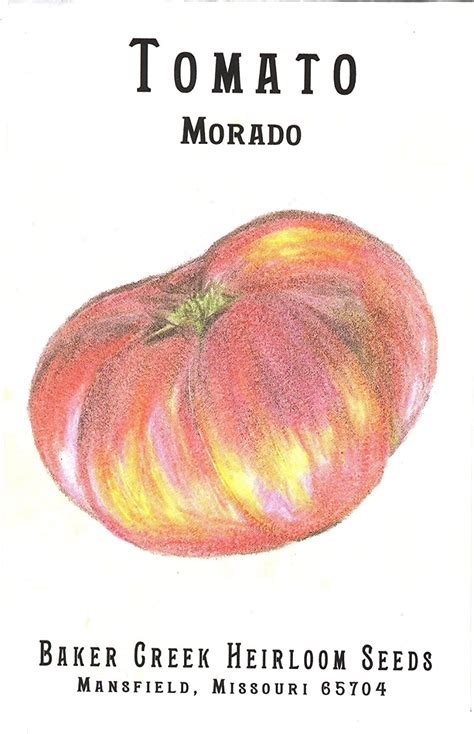 Honeyman Farms 3533 Morado Tomato Seed Packet Vegetable