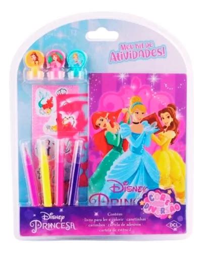 Livro Para Ler E Colorir Kit De Atividades Princesas Parcelamento