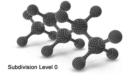 Modelo Molecular De Pentano Modelo 3D 29 3ds Fbx Max Obj Ma