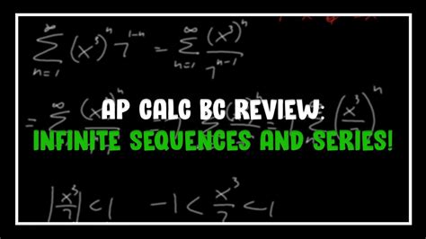 Ap Calculus Bc Review Infinite Sequences And Series Part 1 Alternating Nth Term And More