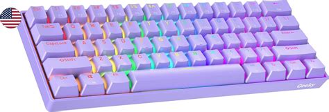 Geeky Gk61 60 Hot Swappable Mechanical Gaming Keyboard 61 Keys