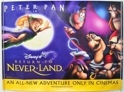 Return To Neverland Original Cinema Movie Poster From Pastposters