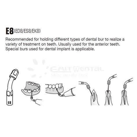 Endo Tip ES8 ZEG Spitzen For Sirona Ultrasonic Scalers Buy ES8 ZEG