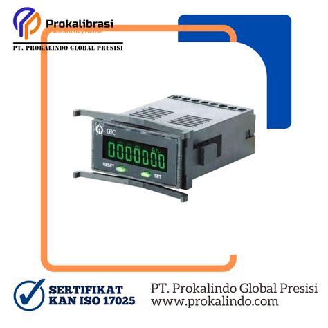 Kalibrasi Counter Meter Sertifikat Kalibrasi Kan Iso 17025 Pt Prokalindo Global Presisi