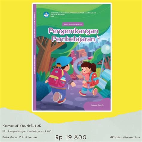 Jual Buku Guru Pengembangan Pembelajaran Paud 1 8 Tahun