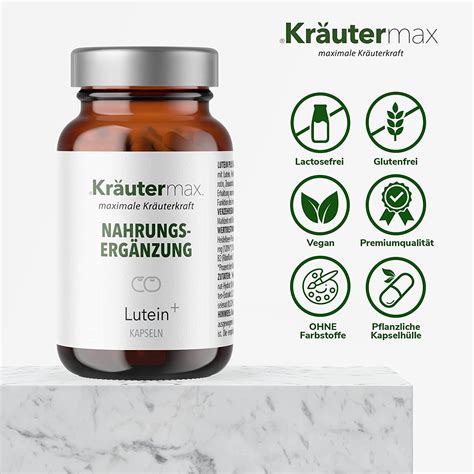 Kr Utermax Lutein Plus Zeaxanthin Lycopin Heidelbeer Zink Selen