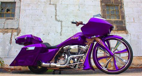 Purple Harley Davidson