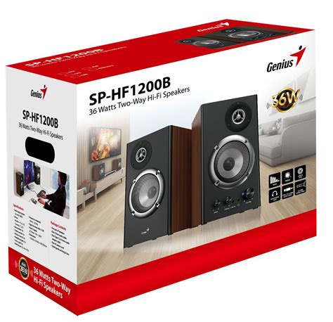 Genius SP HF 1200B 2 0 hangszóró barna fekete 31730049400