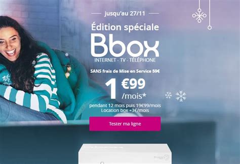 La Bbox ADSL de Bouygues Telecom est à 1 99 euro par mois Meilleur