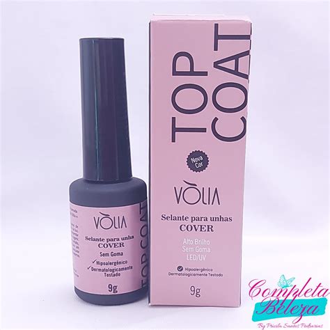 Top Coat Selante Cover 9g Vòlia Completa Beleza Loja de