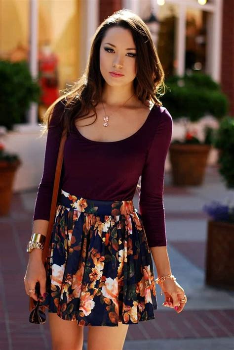 Skater Skirts Outfits- 20 Ways to Wear & Style Skater Skirts